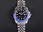 V9 Factory 904L Rolex GMT-Master II Black Dial Oyster Steel 40 MM 3186 Automatic Watch